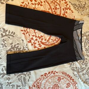 Black lululemon leggings 19” inseam size 10
